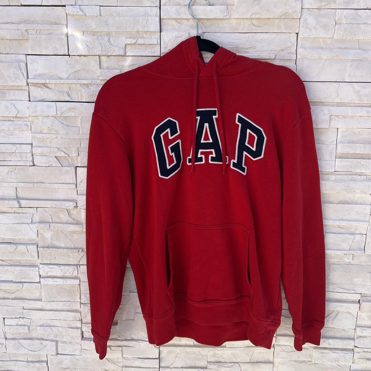 Red gap hoodie discount women's