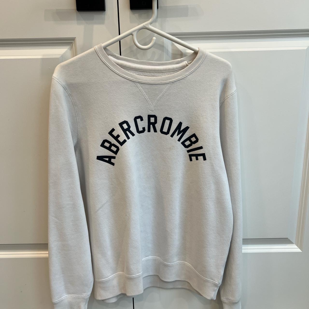 Abercrombie discount white sweatshirt