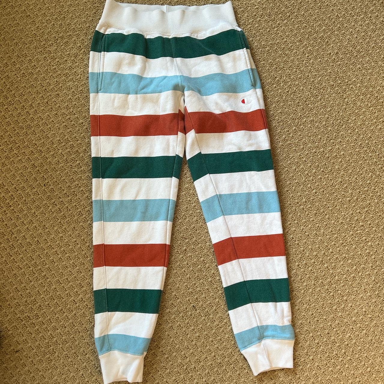 Champion store pinstripe joggers