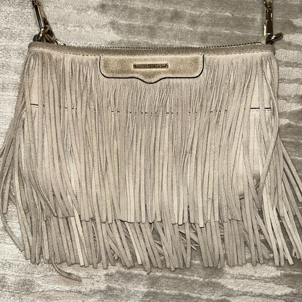 Rebecca minkoff suede crossbody Tan with