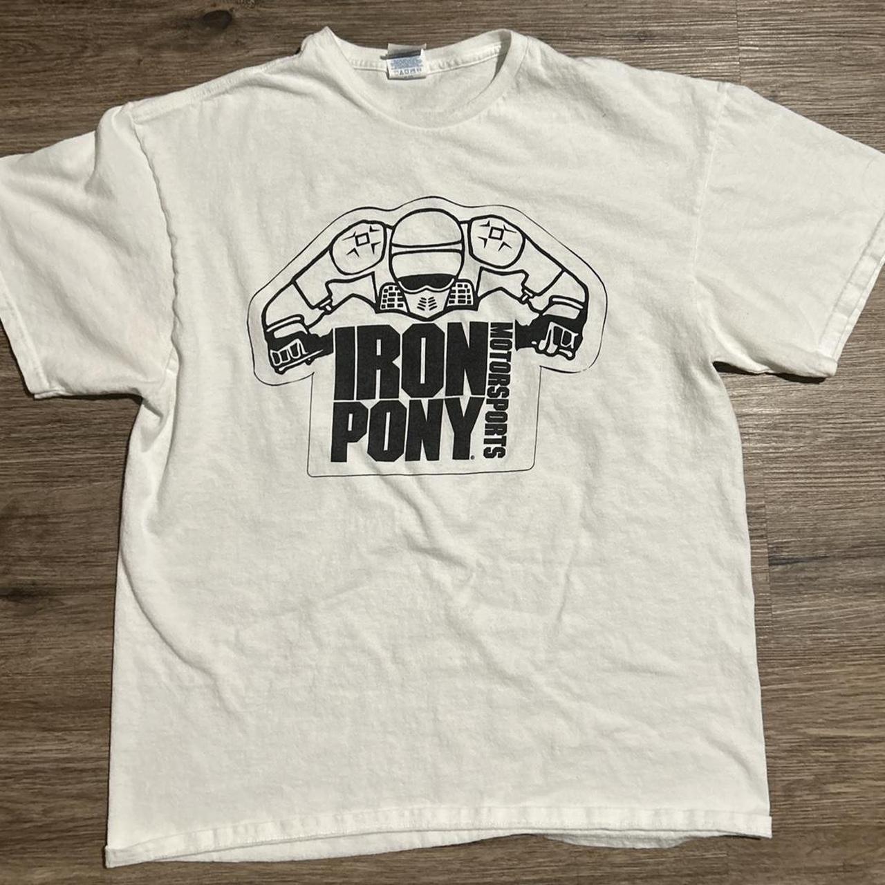 Iron Pony Motorsports Dirt Bike Men's White Size L... Depop