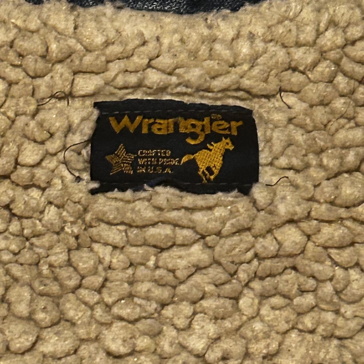 Wrangler Men's Vest - Blue - L – Vtg 70s Denim Ja… - image 3