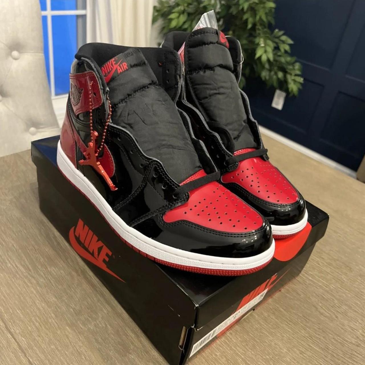 Nike Air Jordan 1 Retro OG High Patent Breds All... - Depop