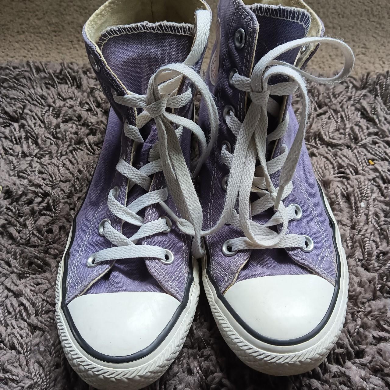 purple converse womens
