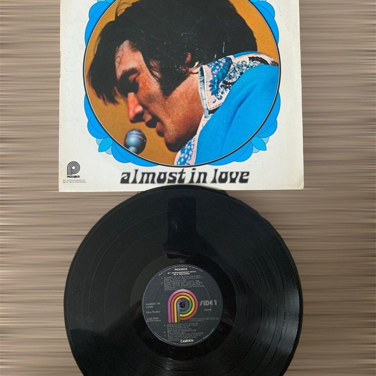 1970s Vintage Vinyl Records Elvis buy Presley