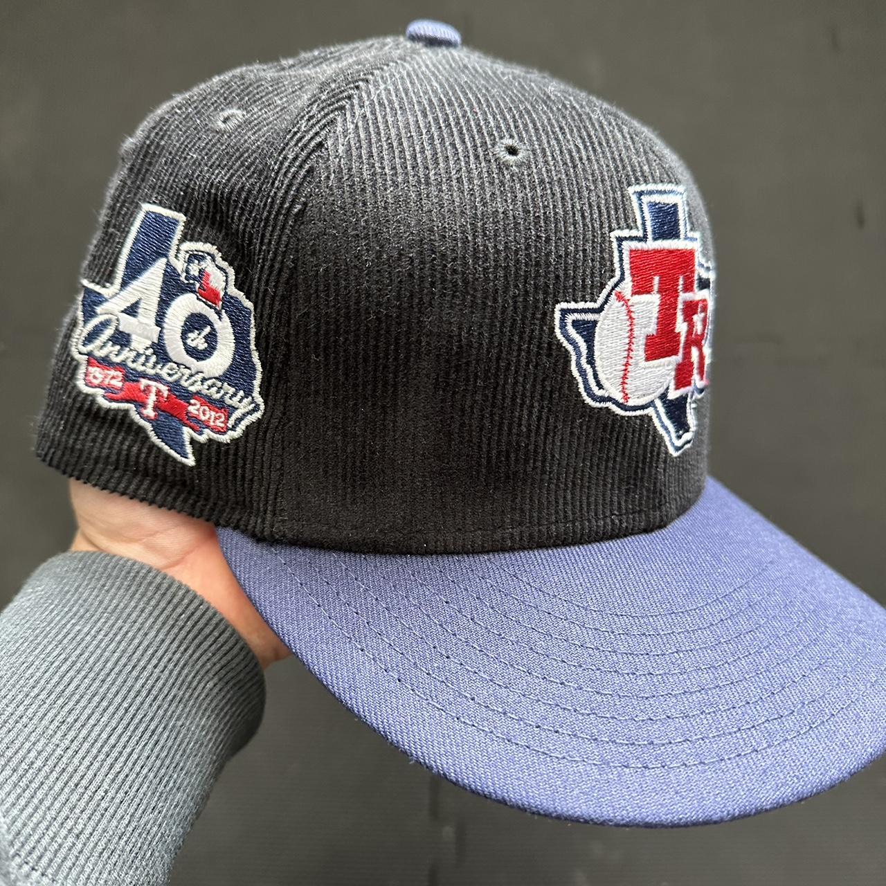 Lids Texas Rangers 40th Anniversary Black Corduroy... - Depop