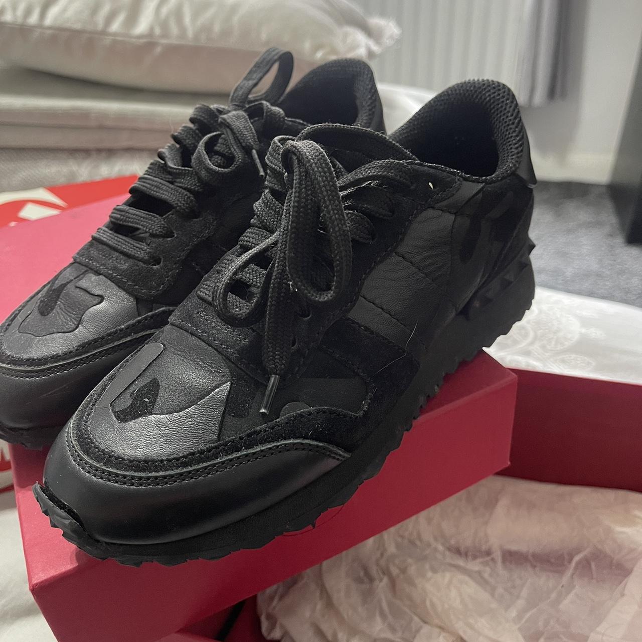 Black valentino trainers womens hotsell