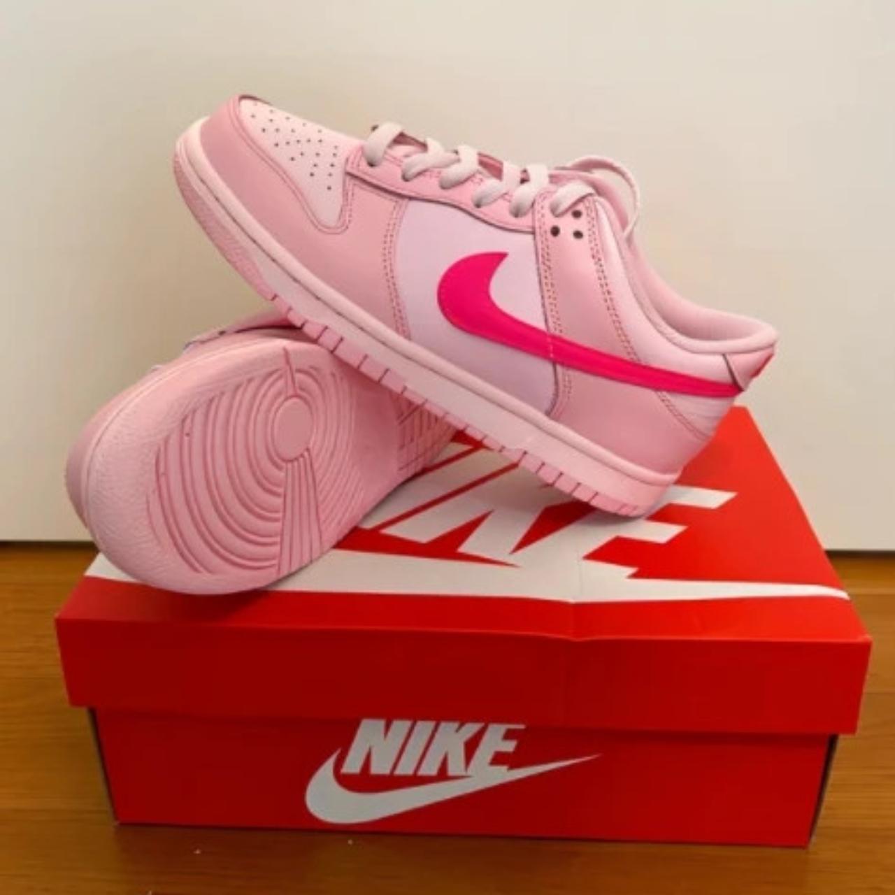 🌹Nike Dunk Low Triple Pink Women🌹 🌹100% brand new... - Depop