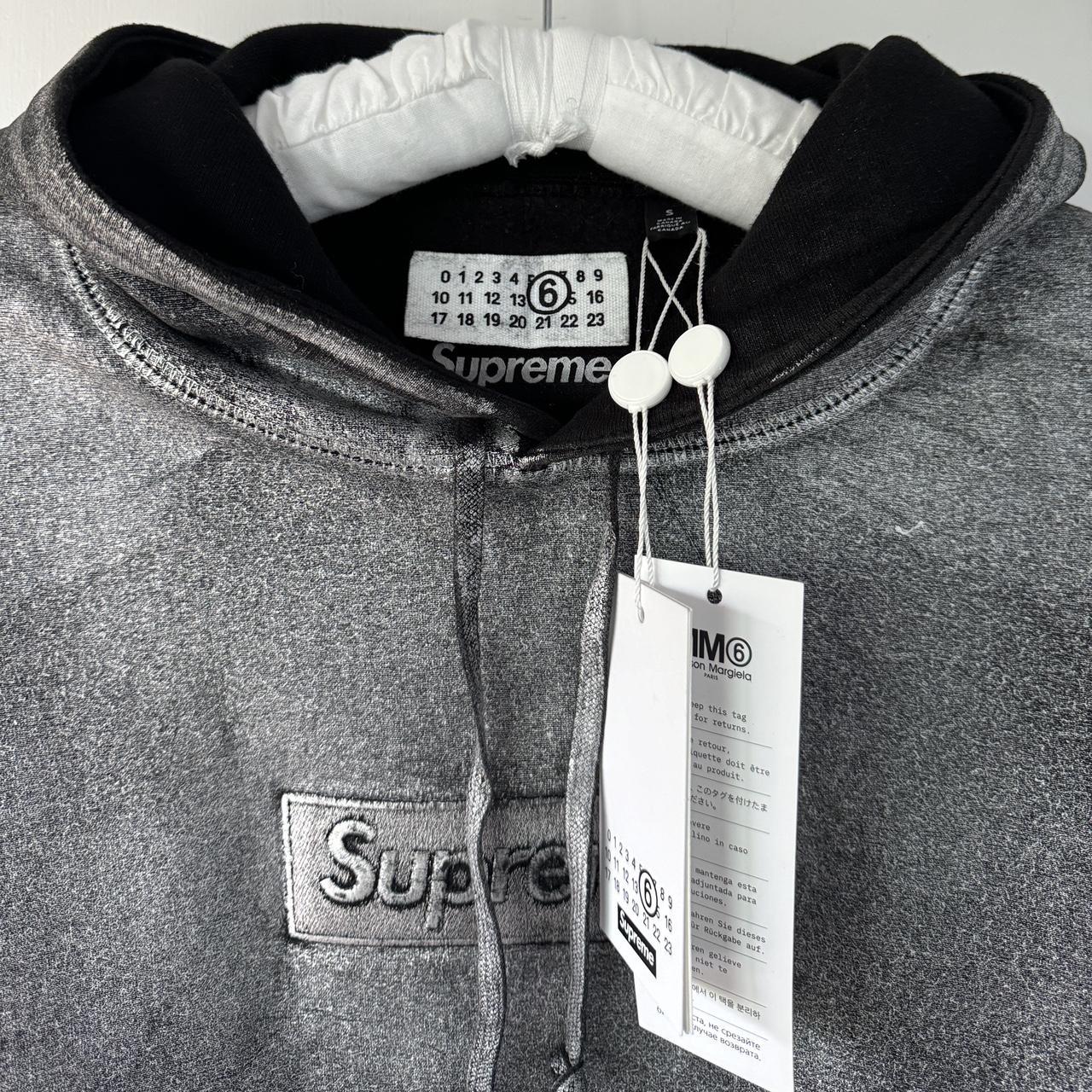 Supreme x MM6 Maison Margiela Foil Box Logo Hooded | Depop Supreme x MM6 Maison Margiela Foil Box Logo Hooded | Depop