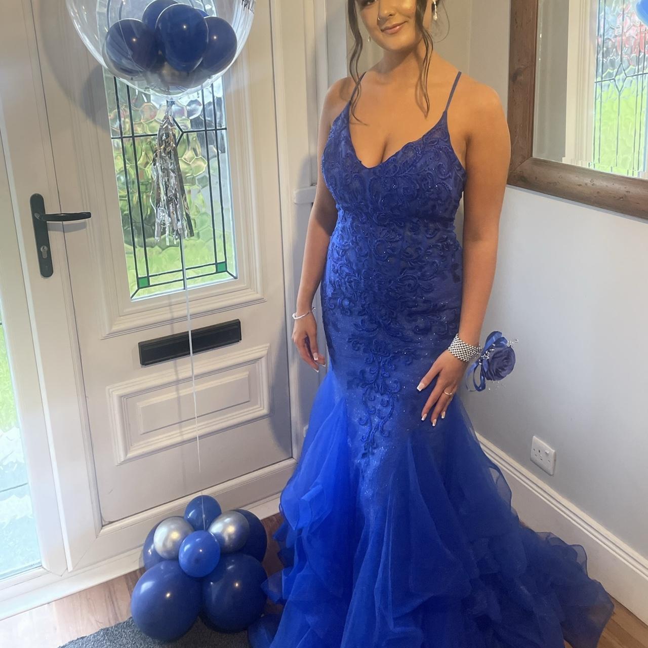 Royal Blue Rosie’s Closet formal dress, Size