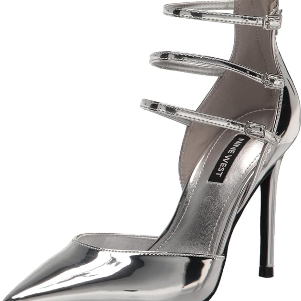 Nine west best sale silver pumps