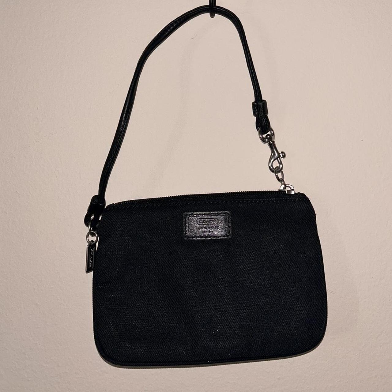 MINI BLACK COACH PURSE - Depop