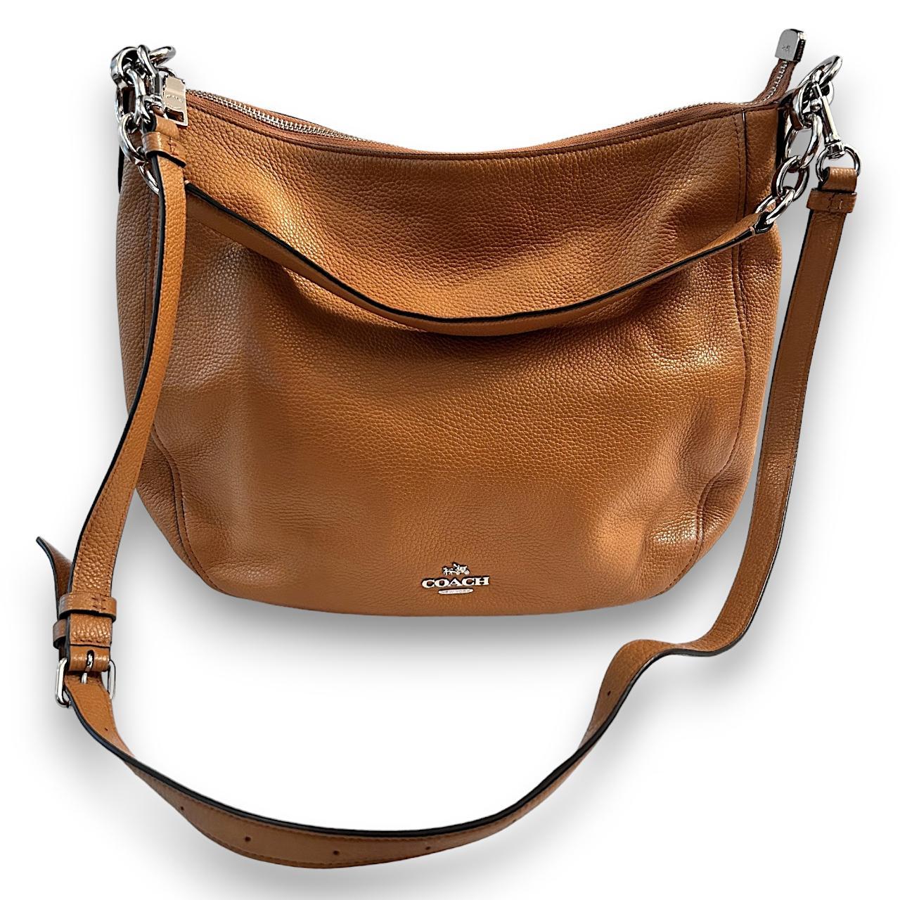 Coach outlet Tan Leather Chelsea Hobo Shoulder Bag Purse