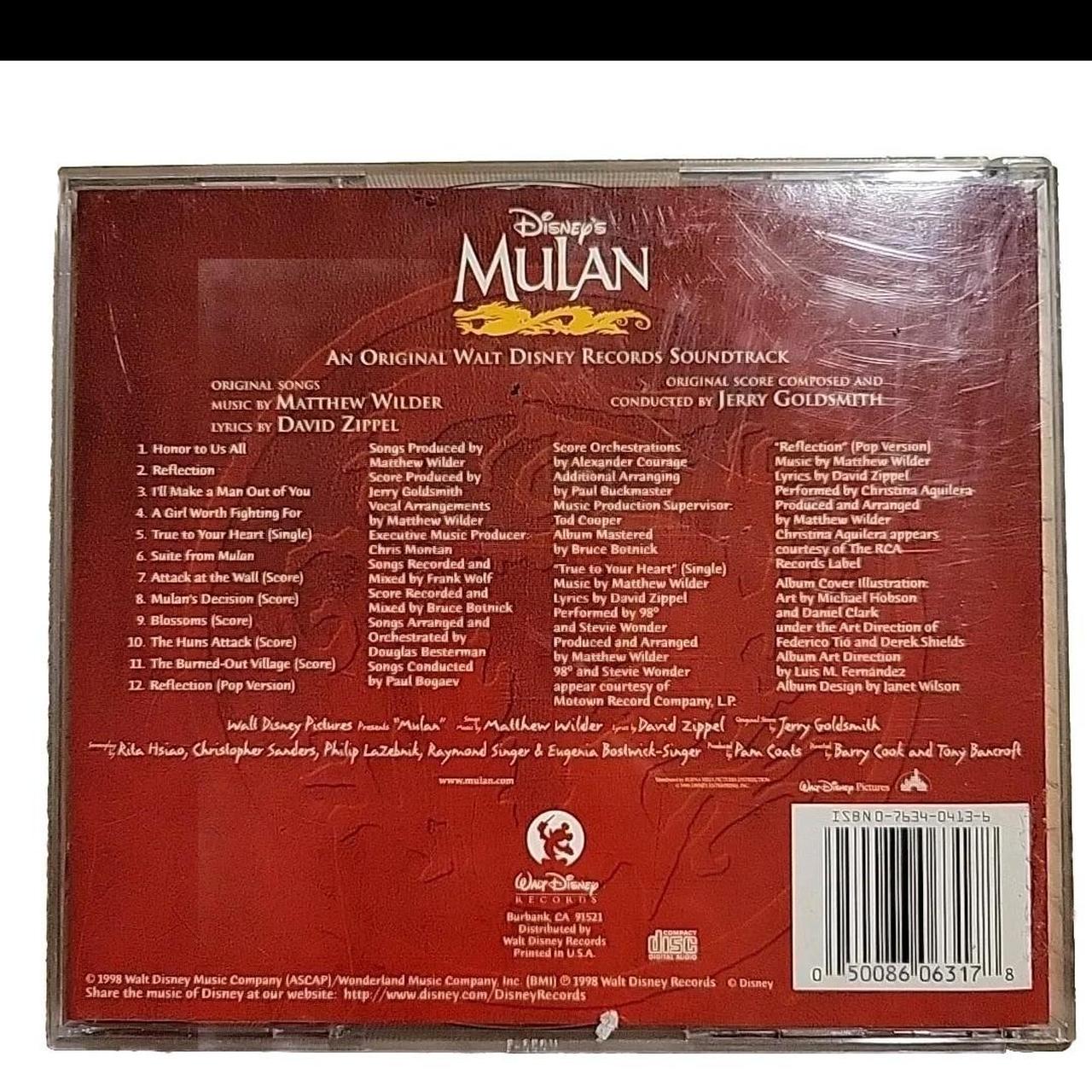 Original Soundtrack : Mulan: An Original Walt Disney | Depop