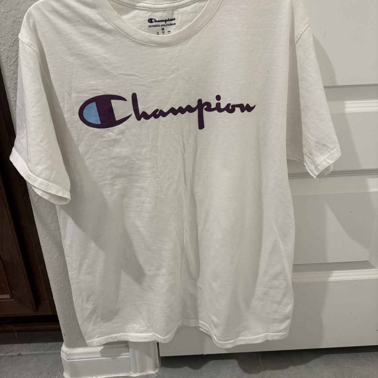 Champion shirt hot sale fake