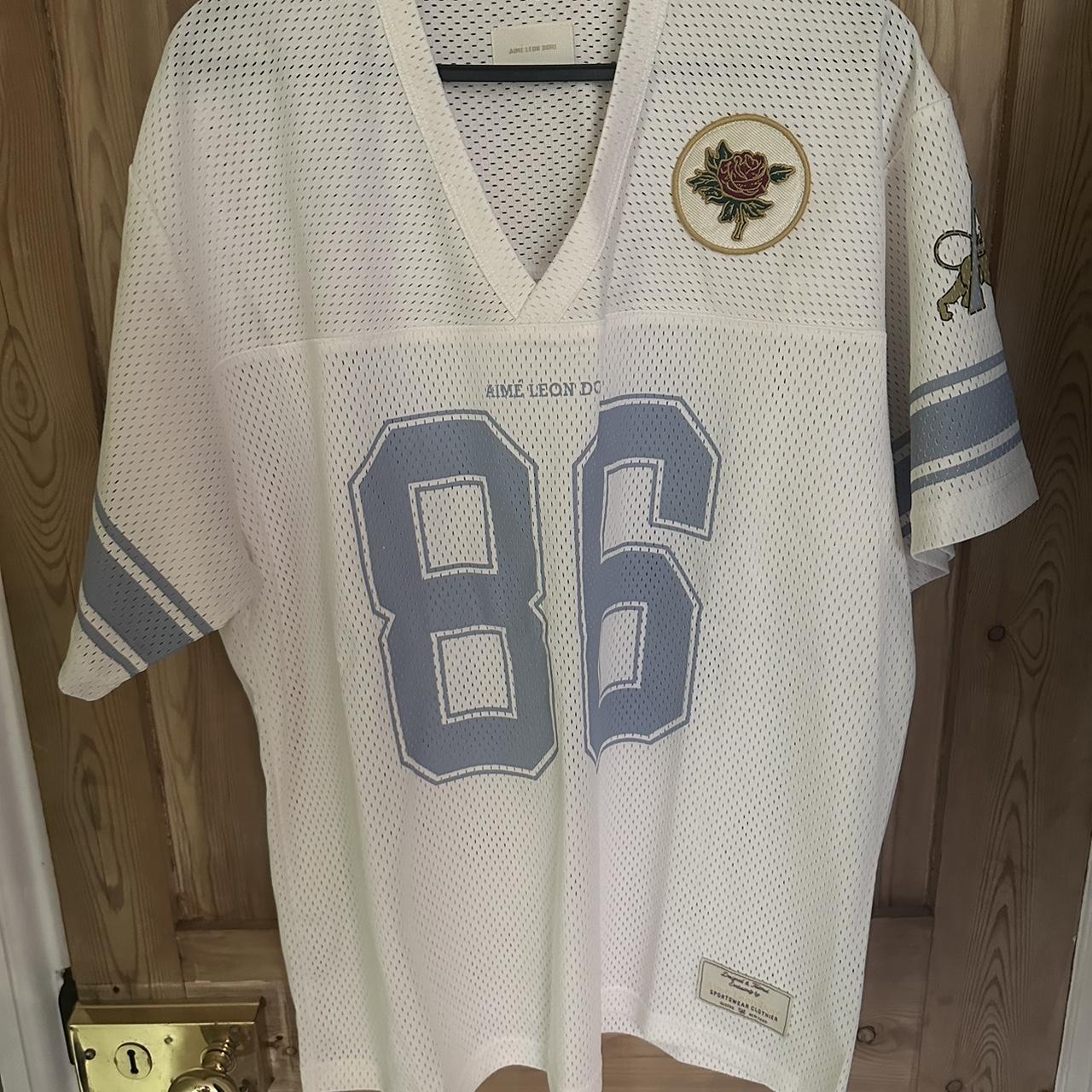 Aime Leon Dore 86 Jersey in white. Perfect | Depop