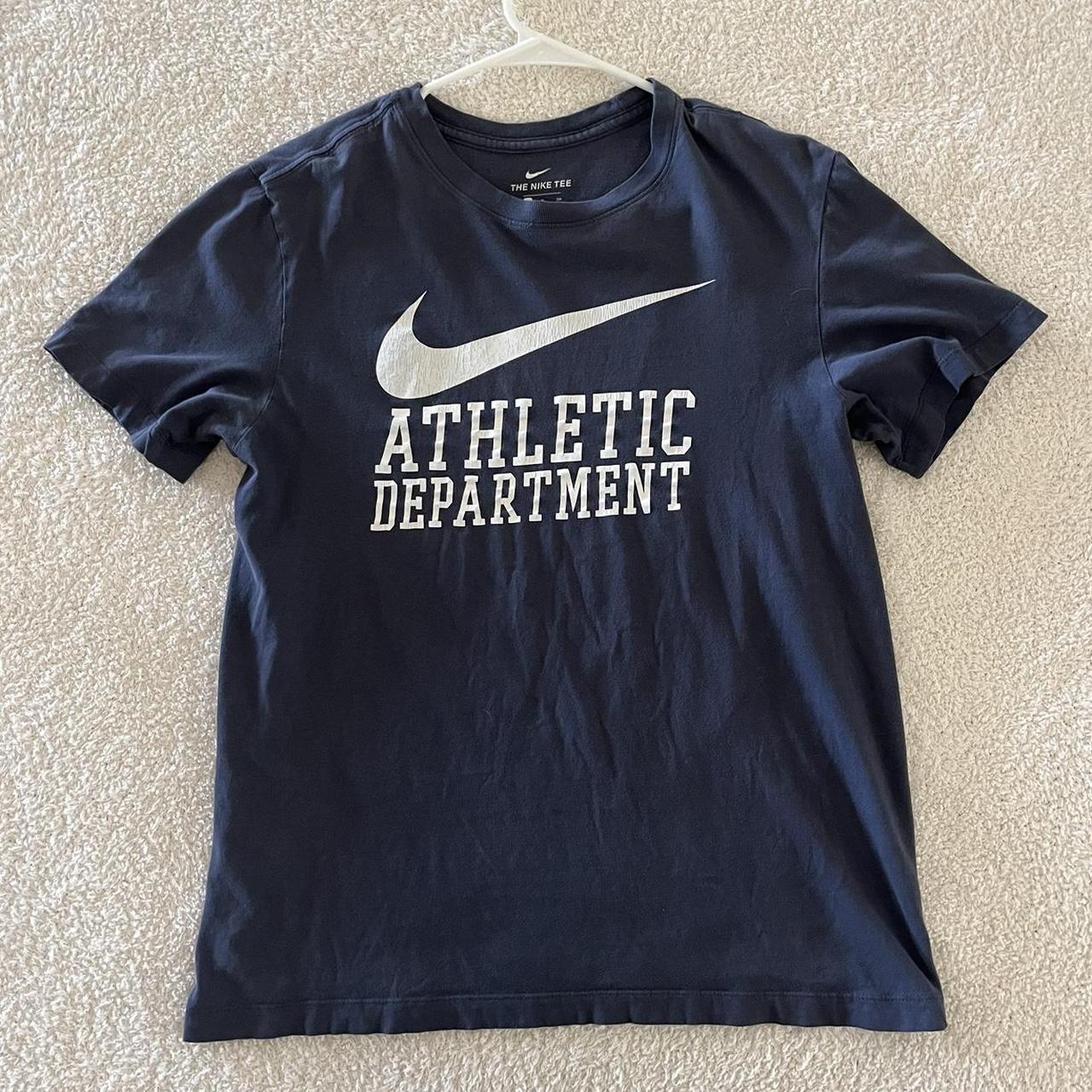 university blue nike t shirt
