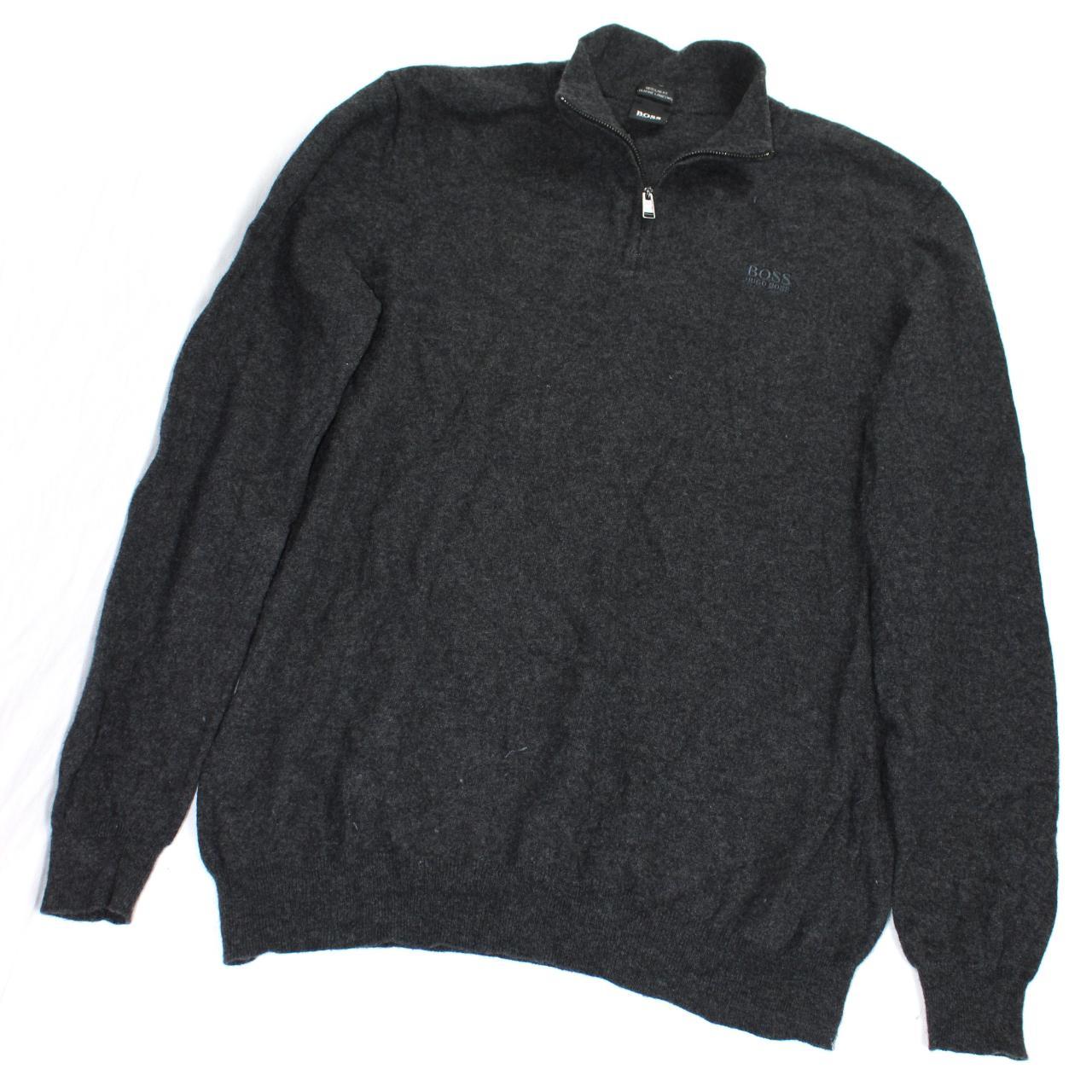 Hugo boss lambswool on sale jumper