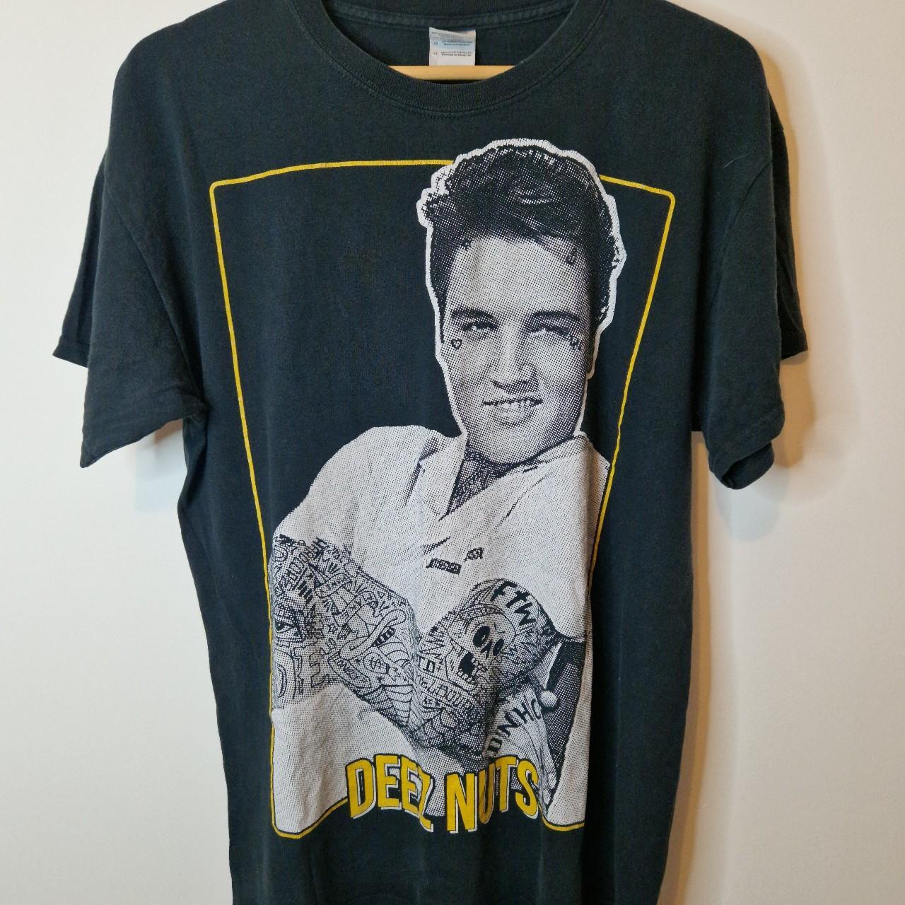 Elvis Deez Nuts graphic Tshirt Size L On A gildan... | Depop, image size:1280x1280