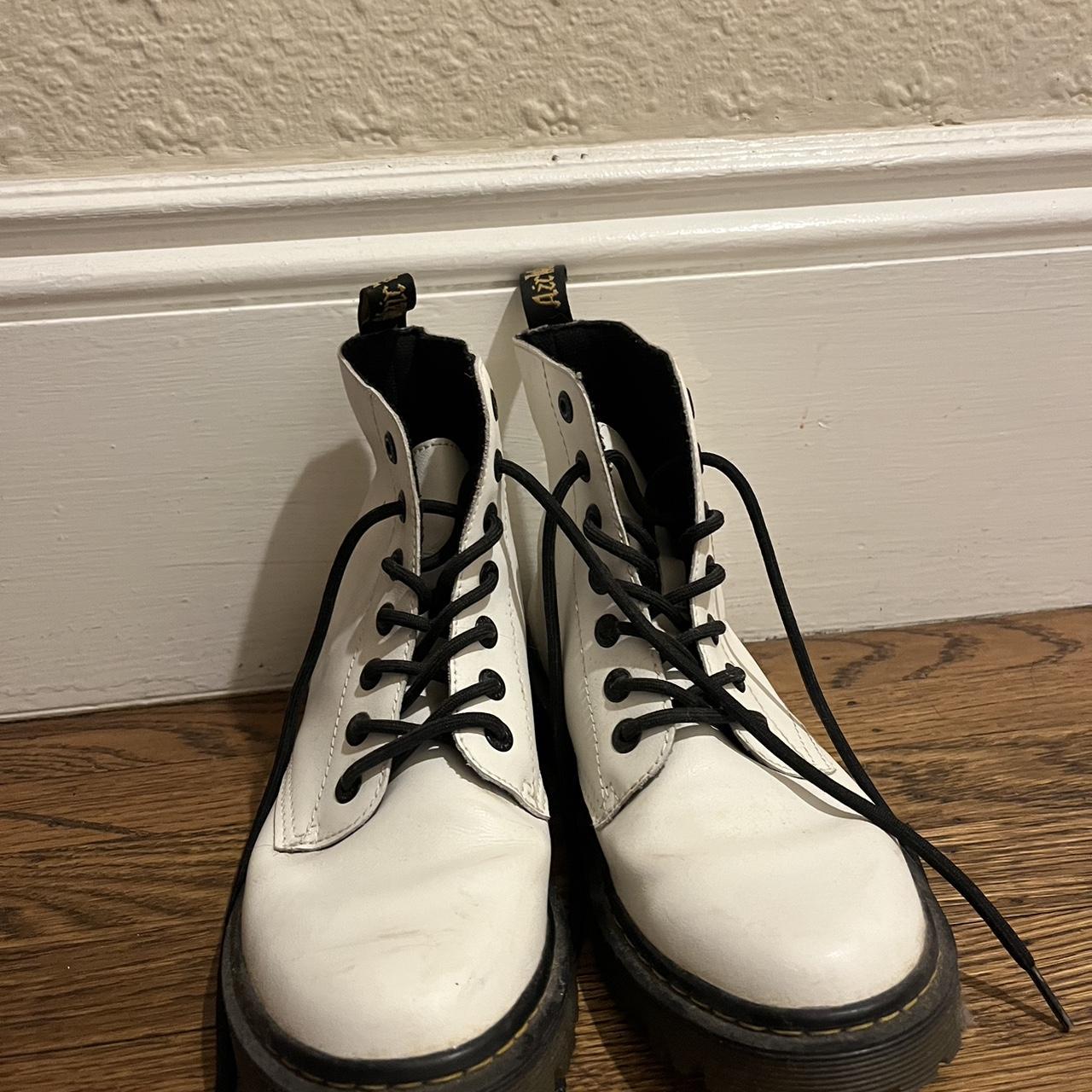 childrens white dr martens