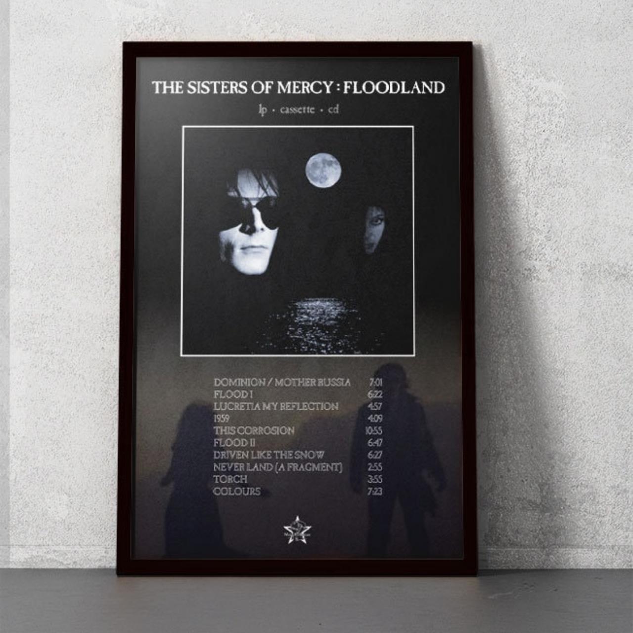 The Sisters of Mercy - Floodland Album - 12x18 - Depop