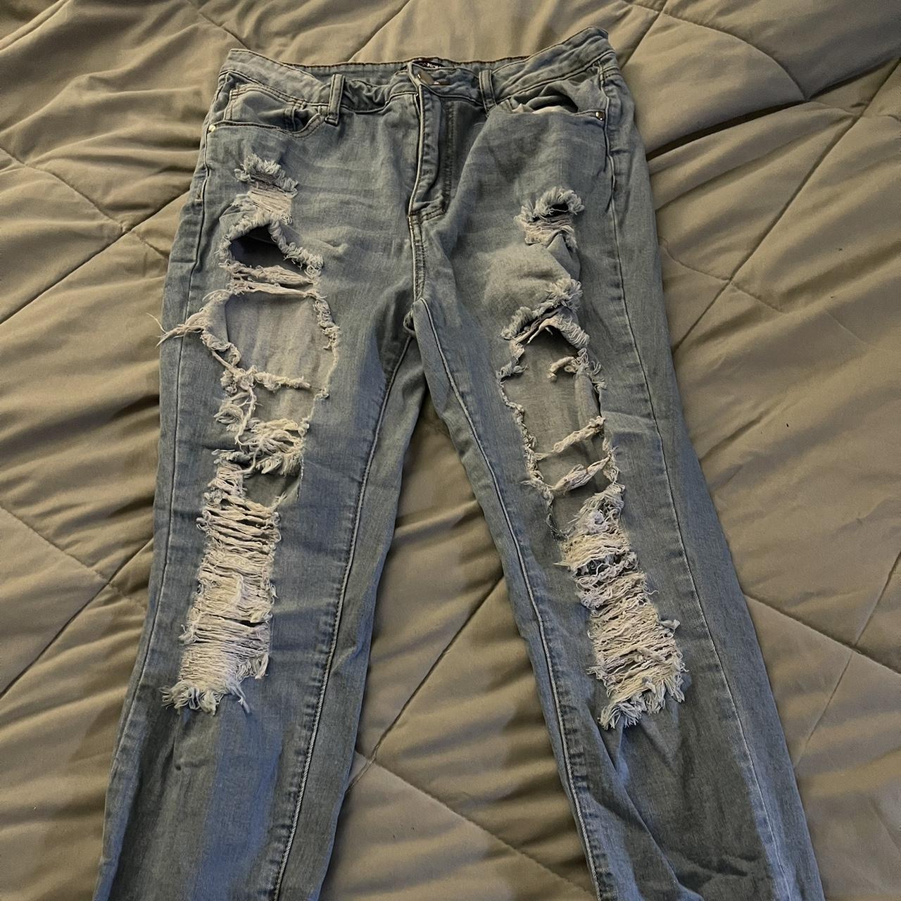 Ripped jeans from fashion nova Perfect condition... - Depop