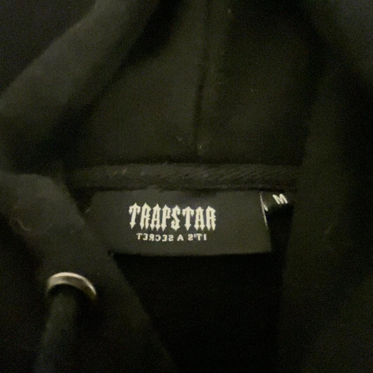 Trap star orange and black chenille decoded Depop