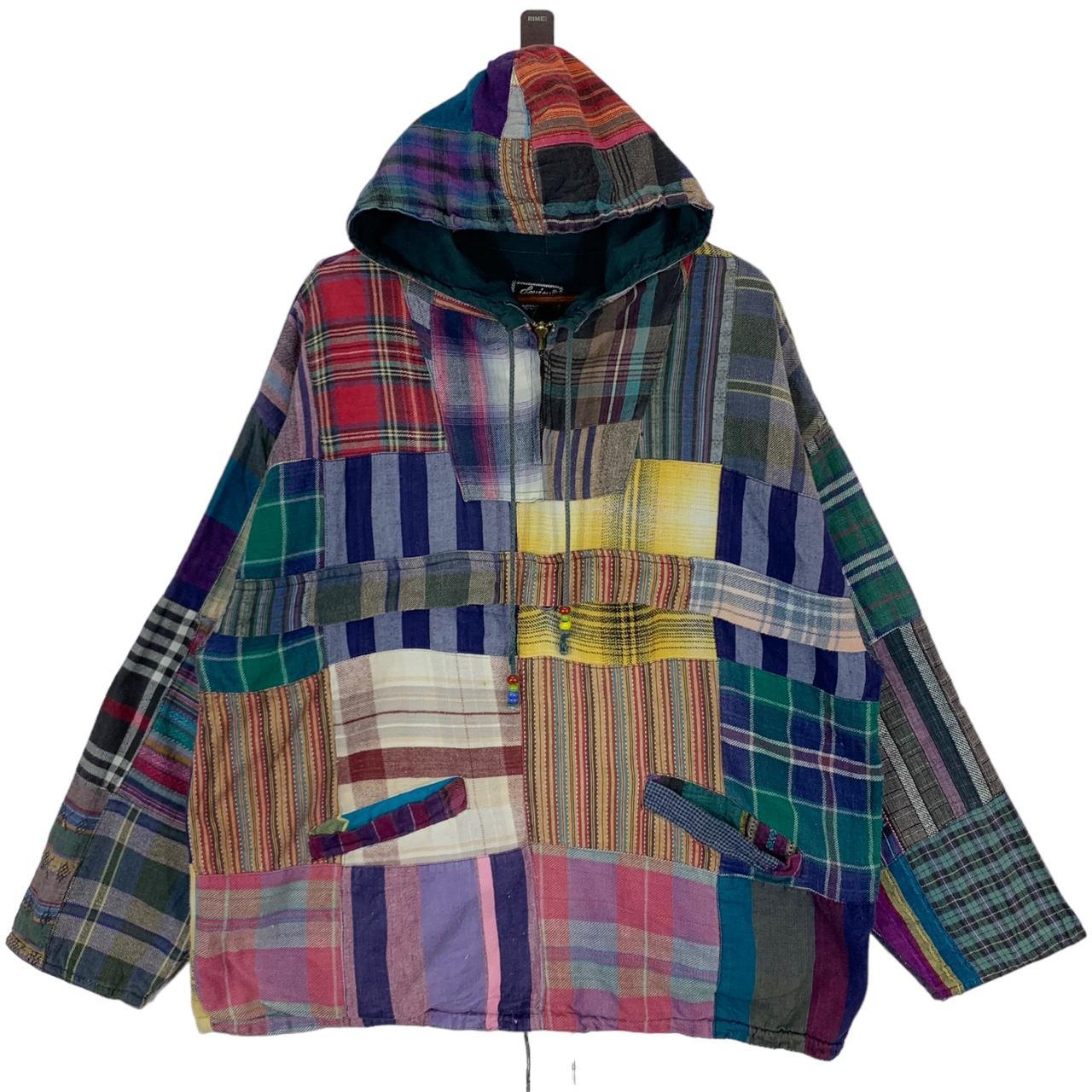 Patchwork anorak best sale