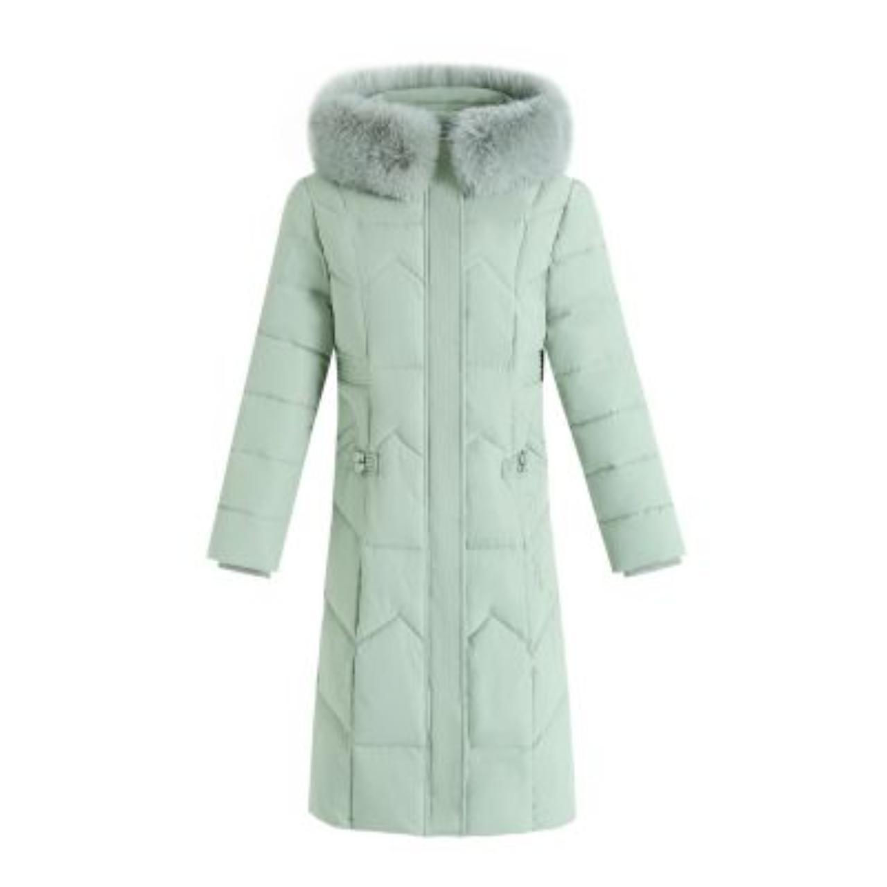 Mint green winter on sale coat