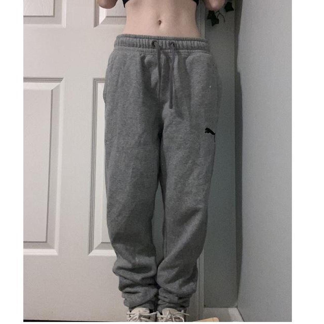 Men's Grey Puma Sweatpants