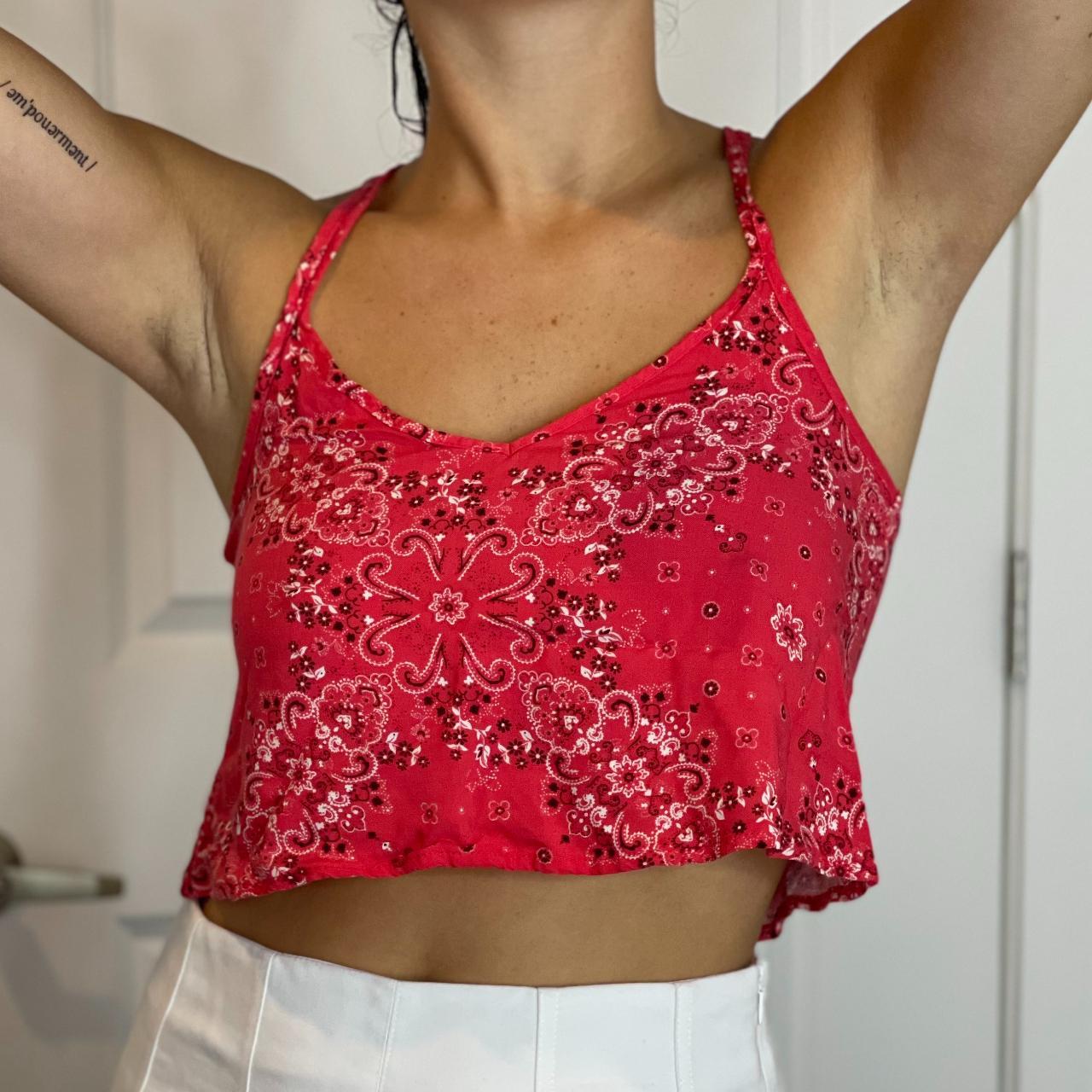 Hollister red tube store top