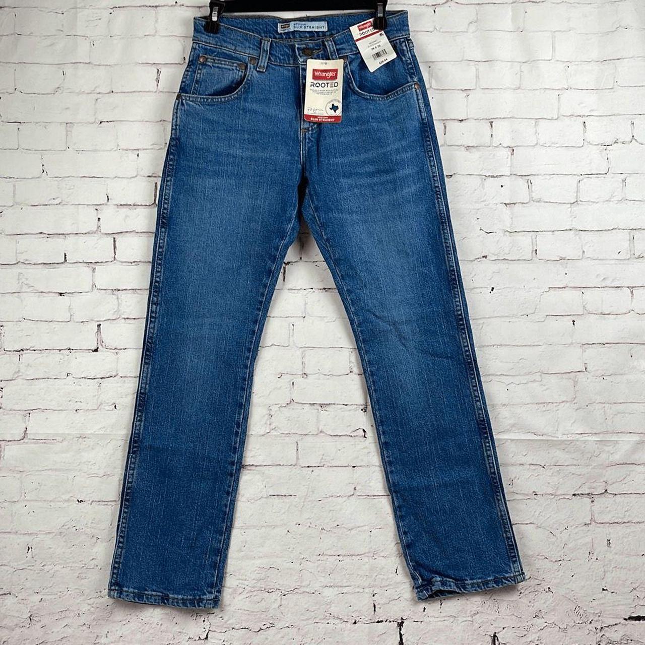 Wrangler Men's Rooted Slim Straight Jean 