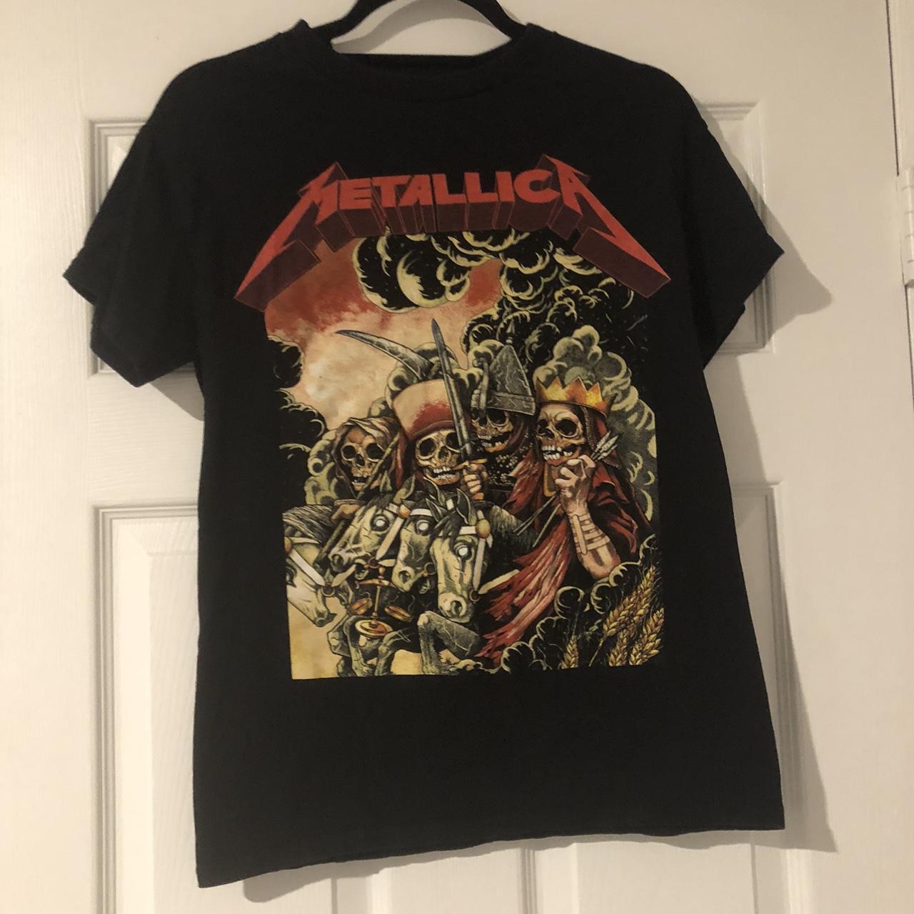 Metallica Four Horsemen band tee Only worn two. Depop