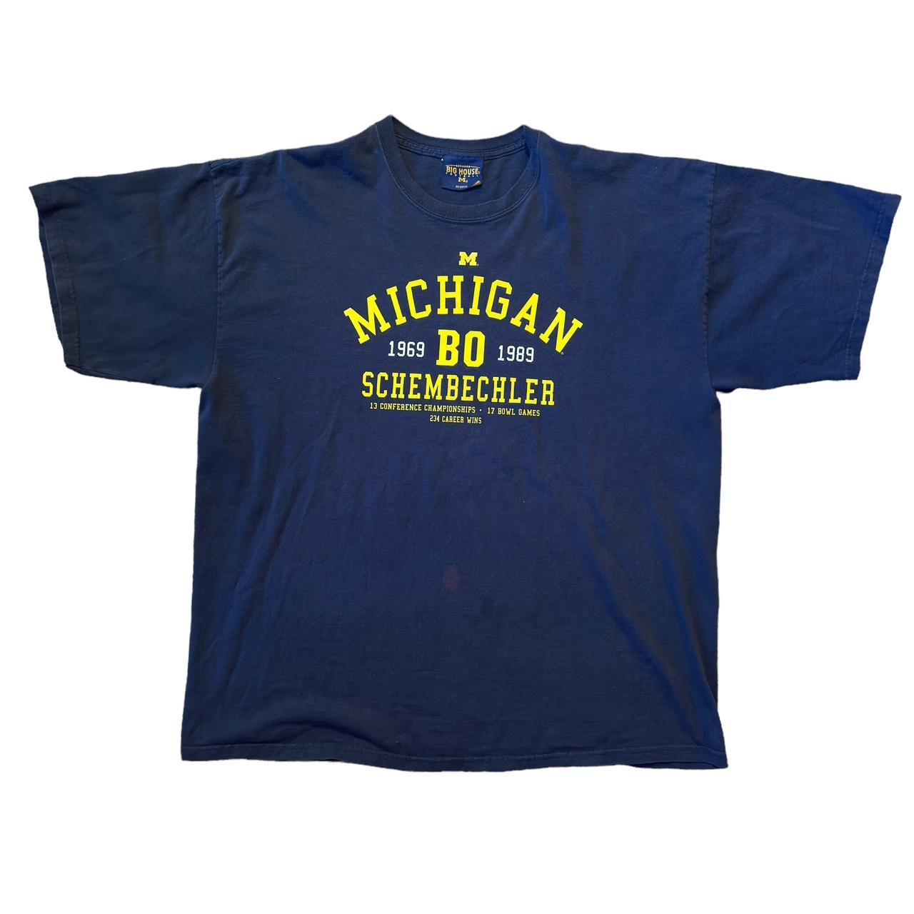 bo schembechler t shirt