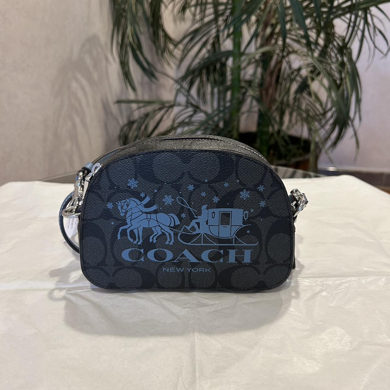 NWT COACH CN708 Signature Canvas Mini Serena