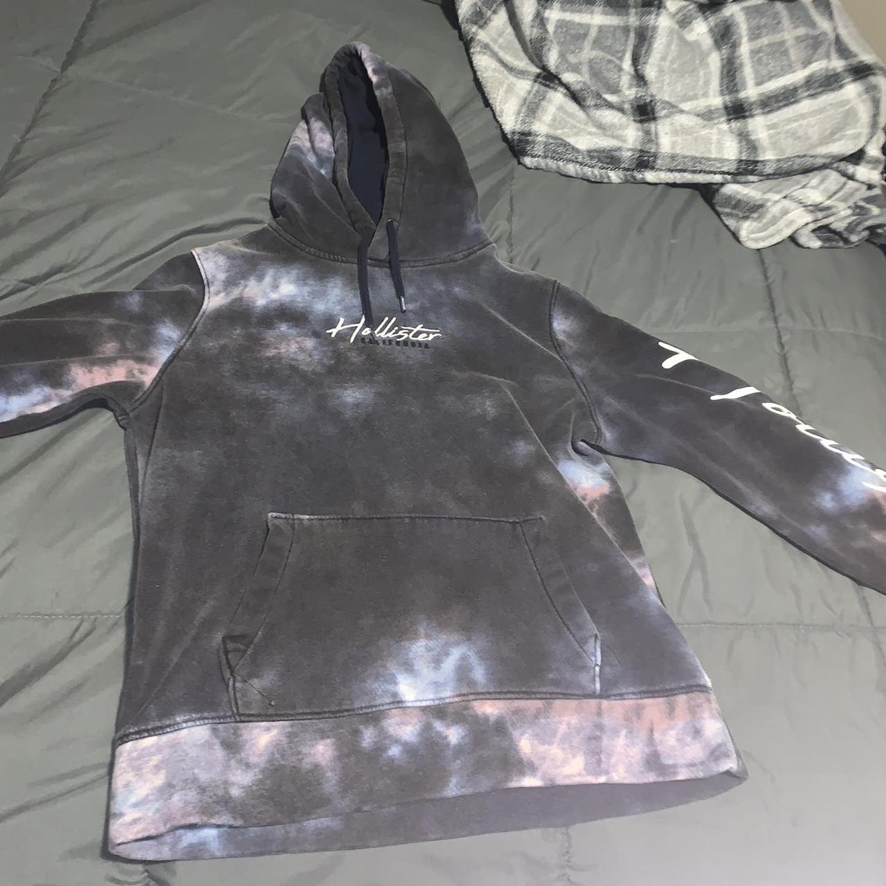 Hollister hoodie clearance tie dye