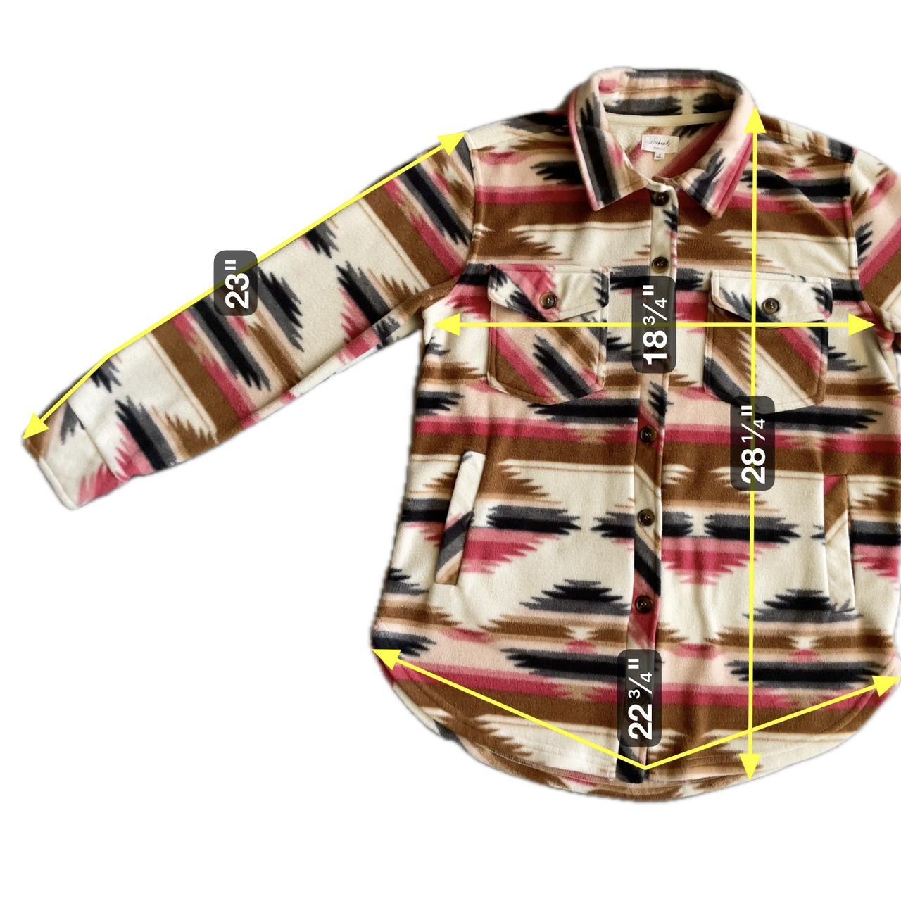 Women's Shacket Jacket - Multi/Brown - S – Weeken… - image 3