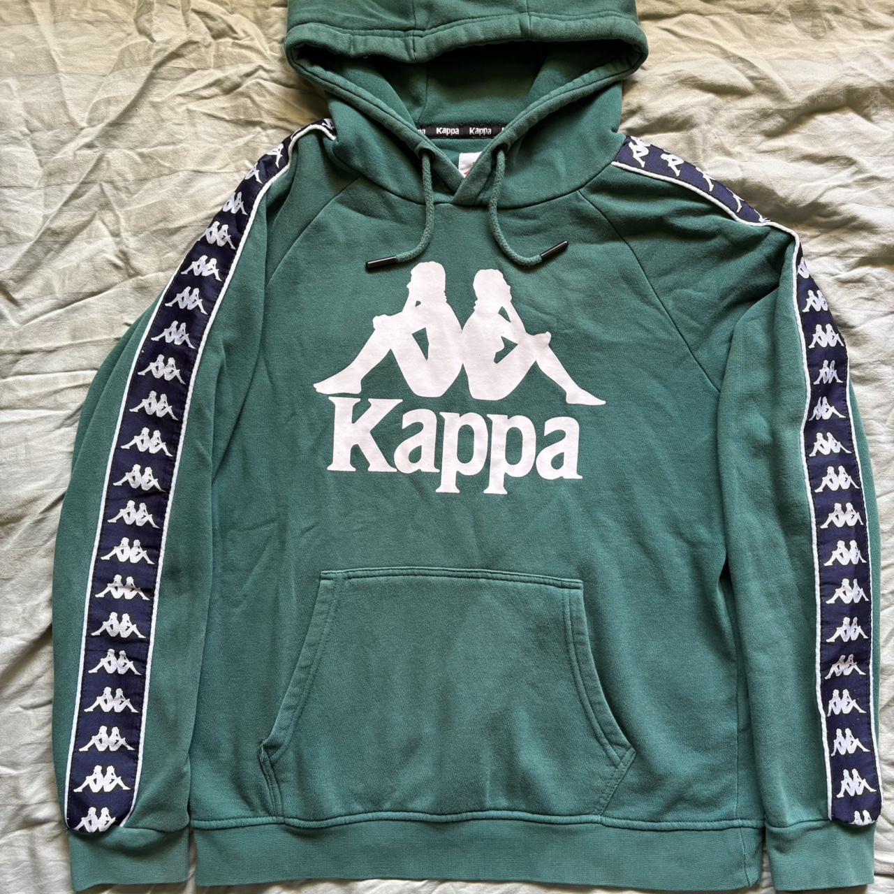 Fleece Green Kappa Hoodie Kappa Men's Hoodie Green M – Kappa