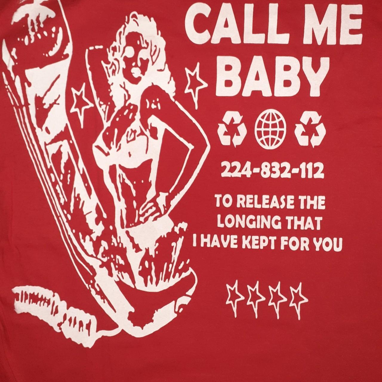 Call me baby tee Rizz cost extra XL #supreme... - Depop
