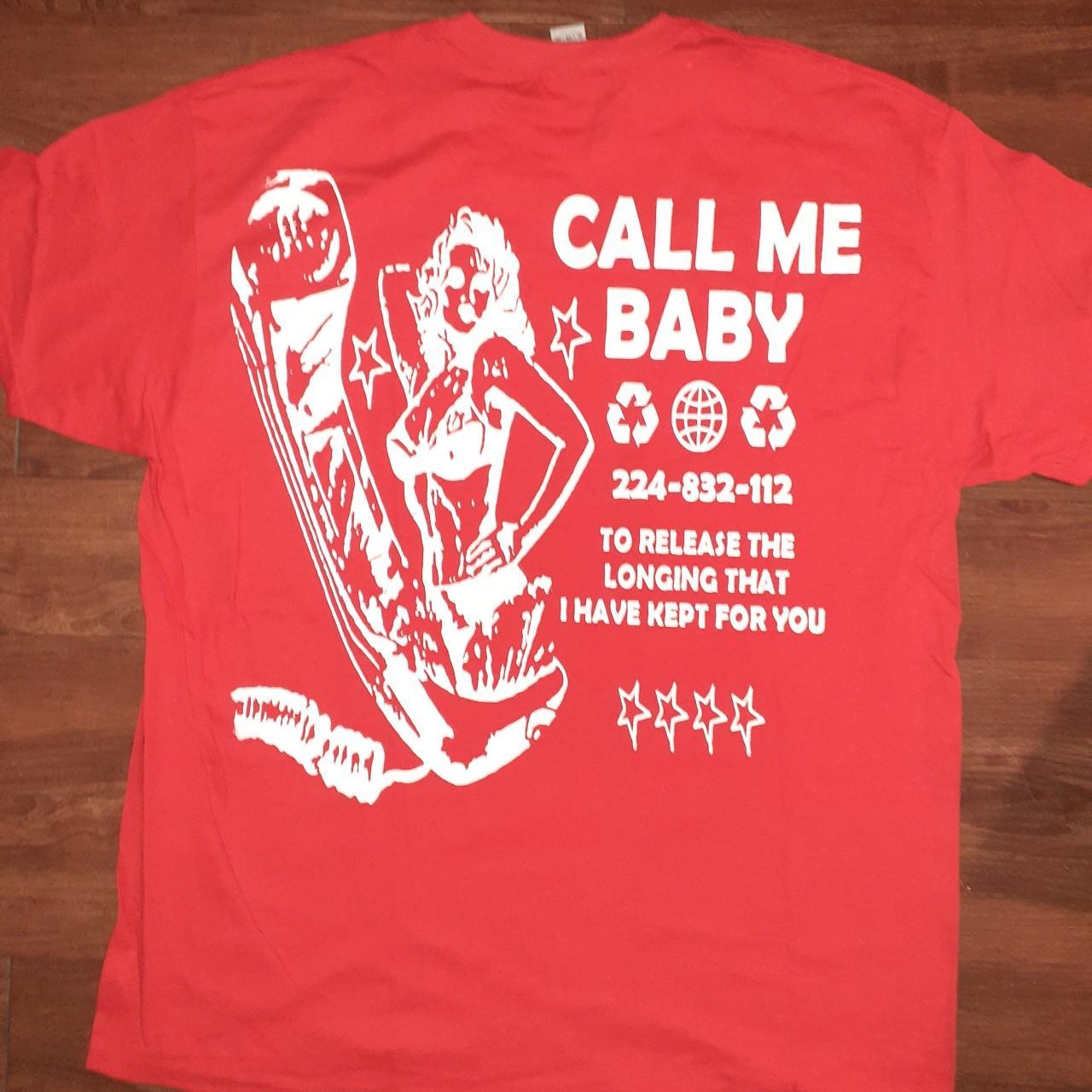 Call me baby tee Rizz cost extra XL #supreme... - Depop