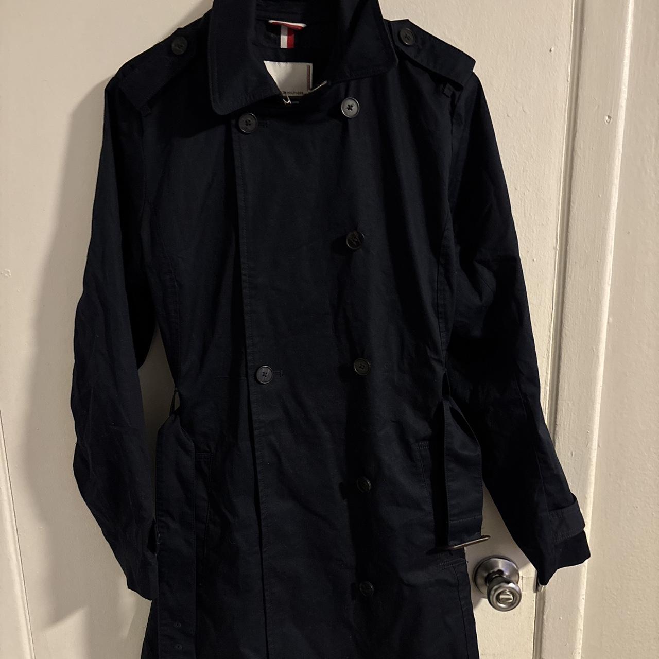 Tommy Hilfiger Women's Trench - Navy/Black - L – … - image 1