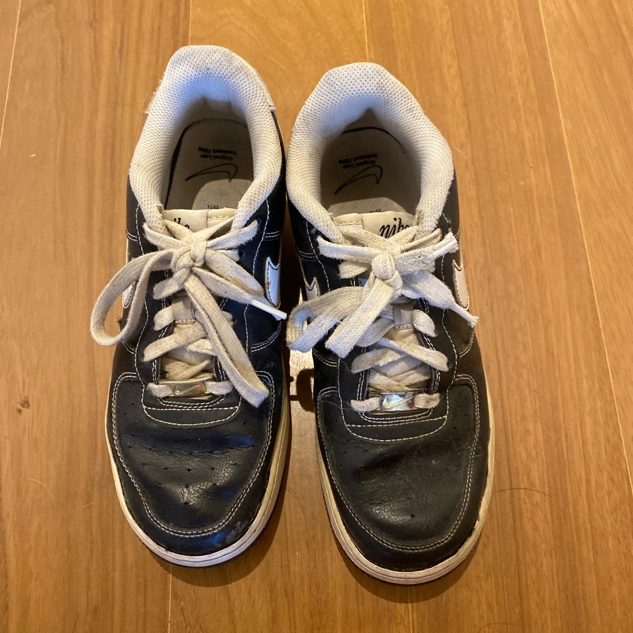 mens black and white air force ones