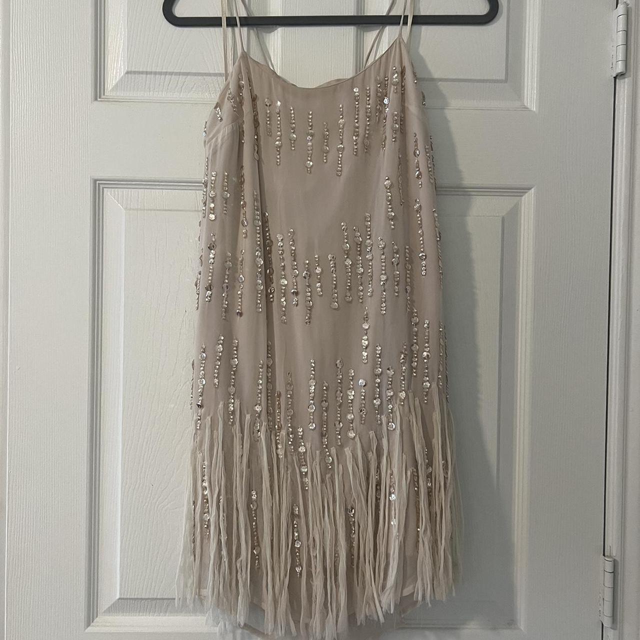 Free people crystal clear mini cheap dress