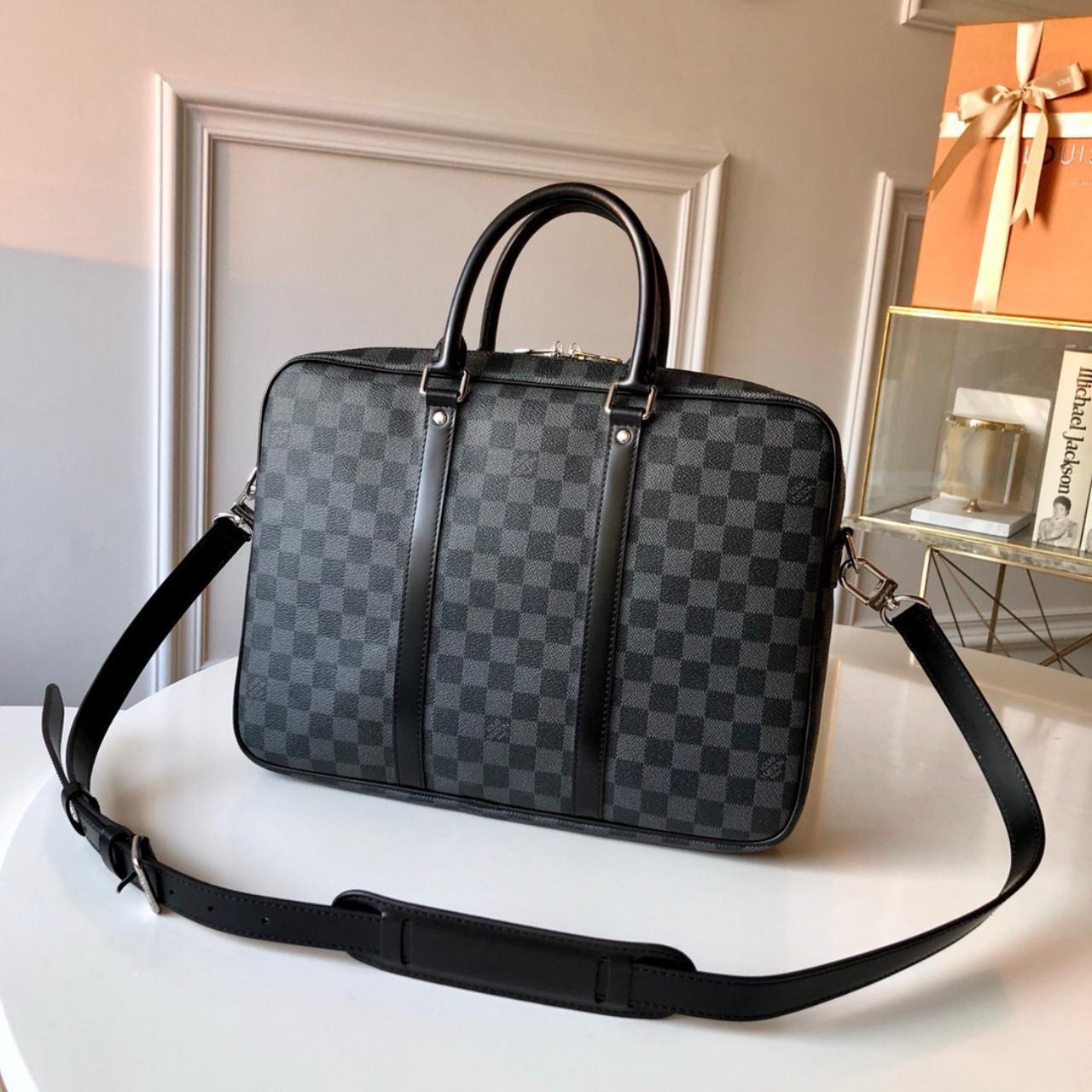 Louis Vuitton Porte Documents Voyage PM Shoulder... - Depop