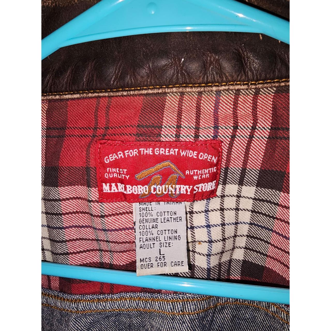 Nice jean jacket by Marlboro Country store and... Depop