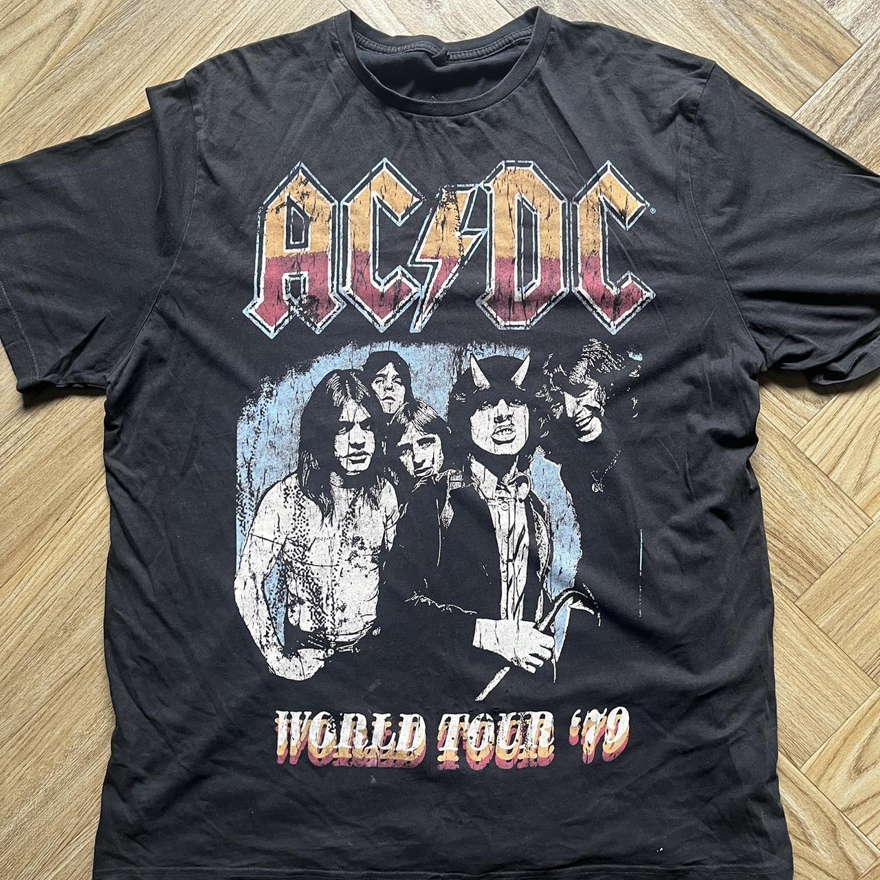 AC/DC - Graphic band tee - XXL #ACDC #band #graphic - Depop