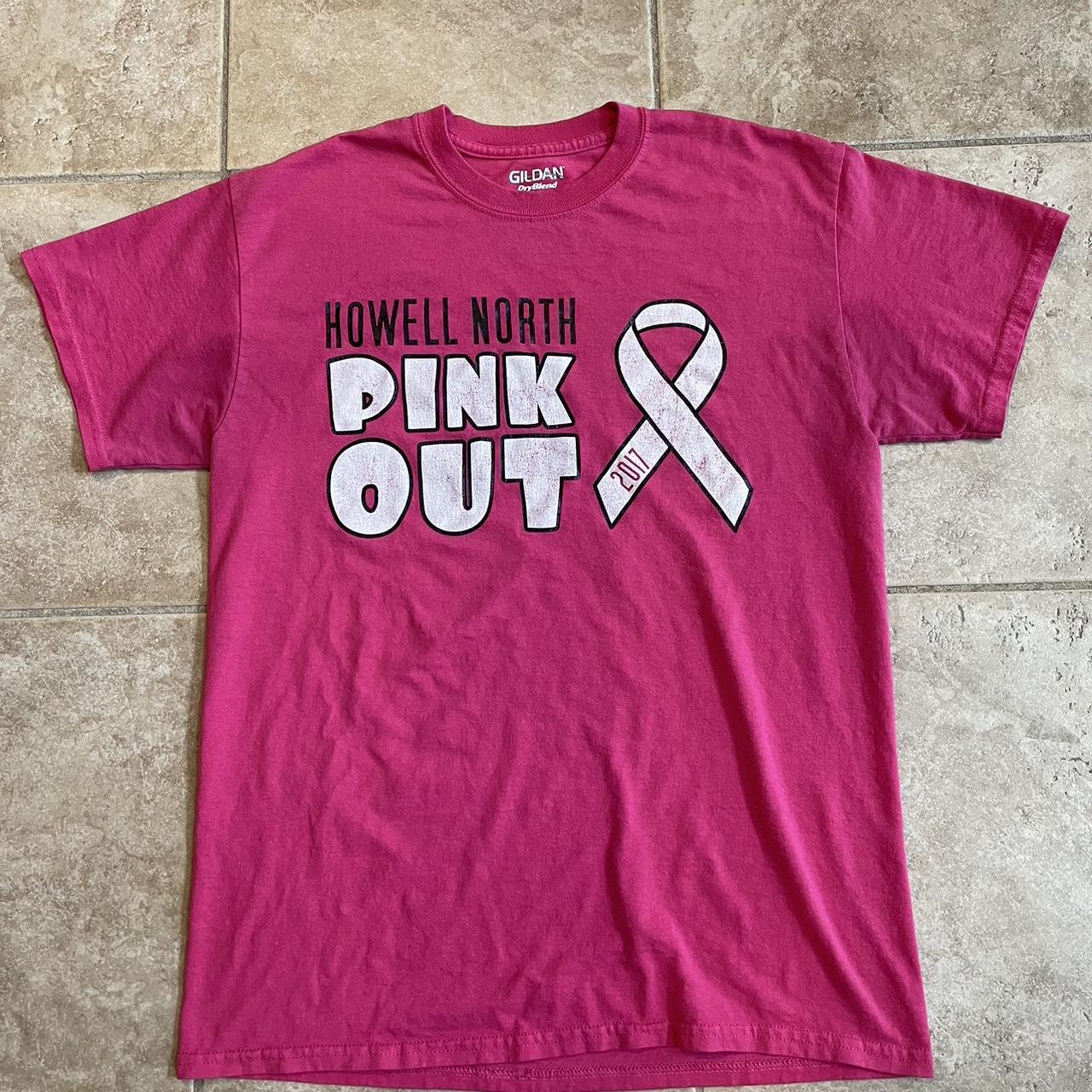 2017 Francis Howell North Pink Out Shirt - Depop