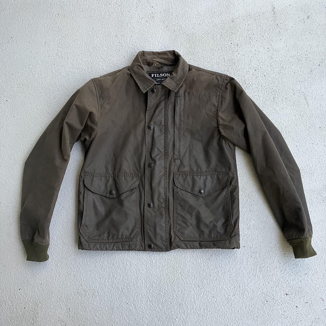 Mens xs filson Aberdeen waxed jacket. High quality Depop