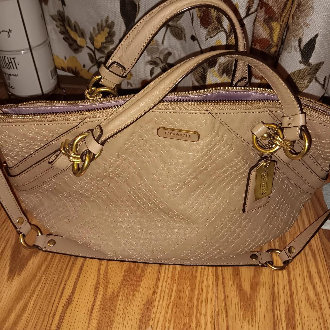 Coach best sale weave bag