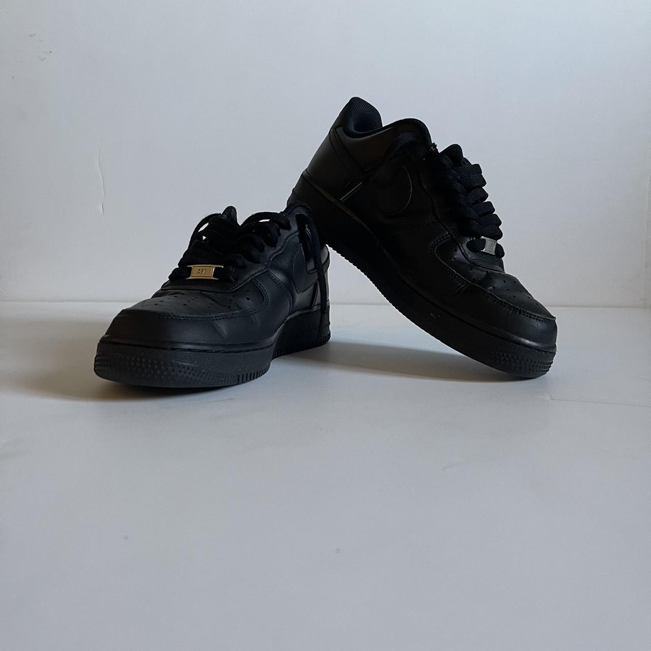 Creased Black Af1s Nike Air Force Low Black -slightly Creased